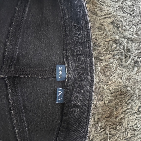 American Eagle Outfitters Women's Black Straight Leg Pants - Picture 3 of 3